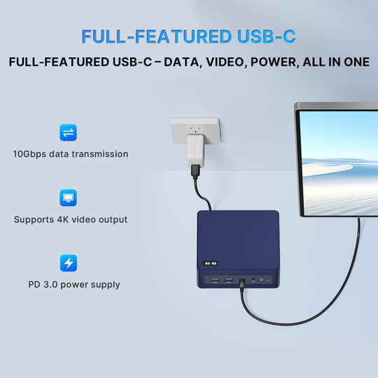 wo-we Ai Mini PC Intel core 3 304 8GB LPDDR5 256GB SSD Dual NIC LAN