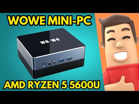 Wo-We Mini PC with AMD Ryzen™ 5 5600U Processor ,6 Cores 12 Threads, 1 –  wo-we